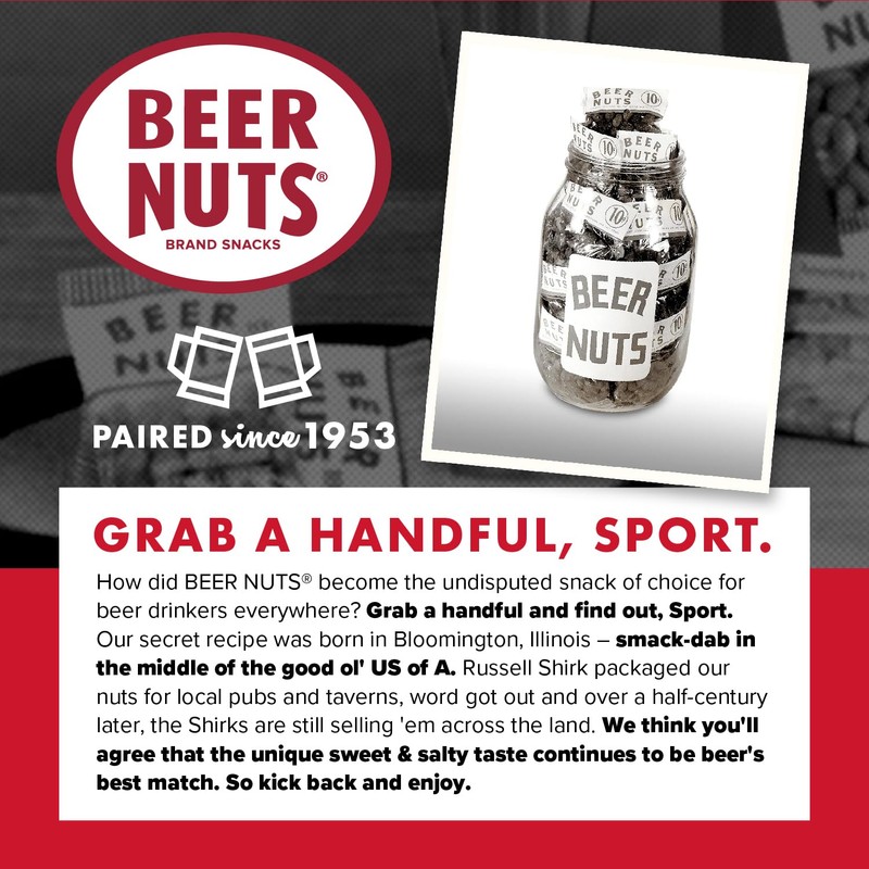 BEER NUTS Original Bar Mix - Pretzels, Cheese Stix, Sesame