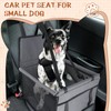 Locmeo Small Dog Car Seat Pet Car Seat for Small