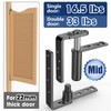 SKMYL Cafe Door Hinges, Saloon Door Hardware, Double Action Door