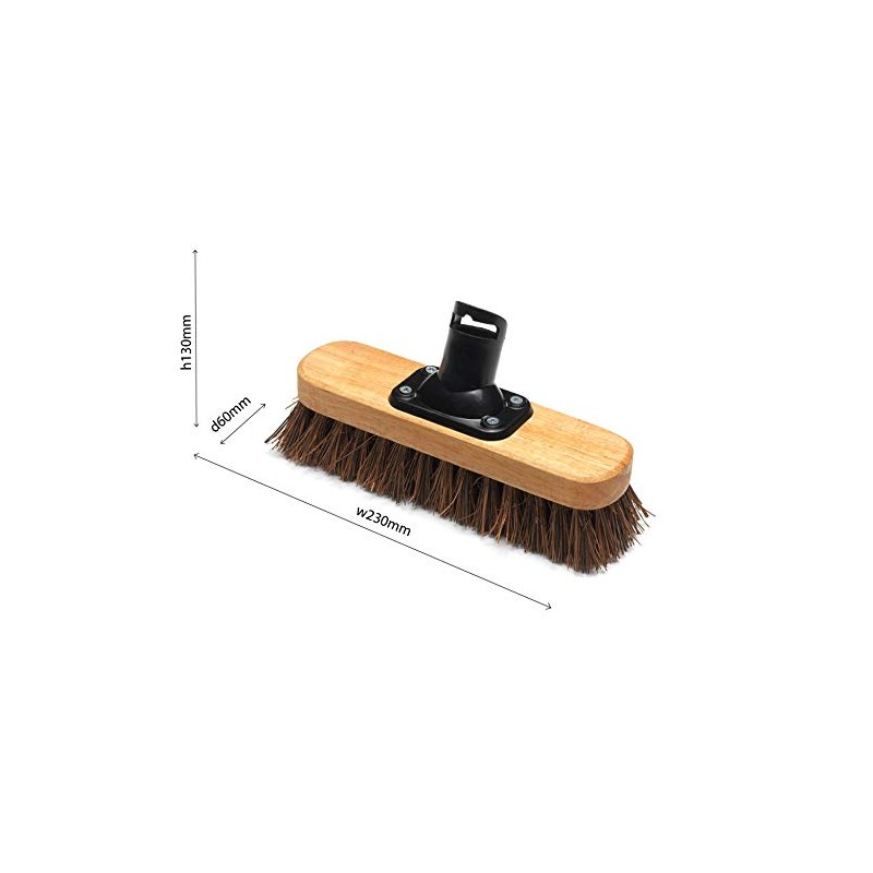 Addis 513872 230mm Deck-Scrub Head, Varnished