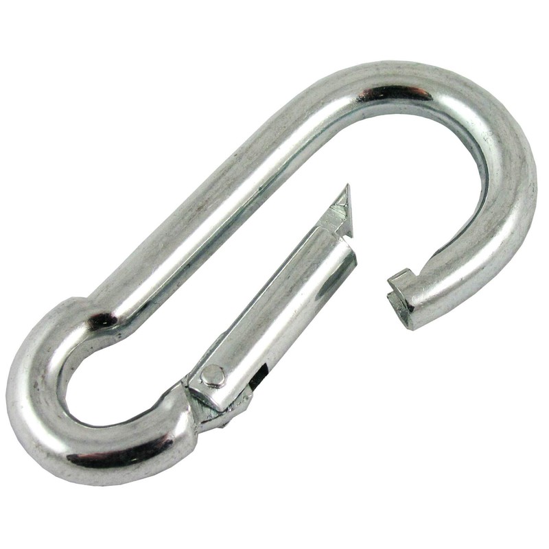 SS8® Carabiner 4x40mm Clips Hooks Heavy Duty Clip for Gym