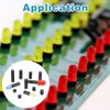 PATIKIL Pack of 200 LED Spacers, 4 mm AD 10