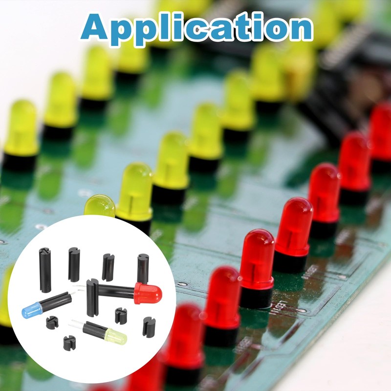 PATIKIL Pack of 200 LED Spacers, 4 mm AD 10