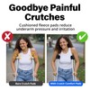 Universal Crutch Underarm Pad Covers - Luxurious Soft Fleece with