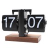 Flip Clock, Flip Clock, Wooden, Table Clock, Retro, Stylish, Gift,