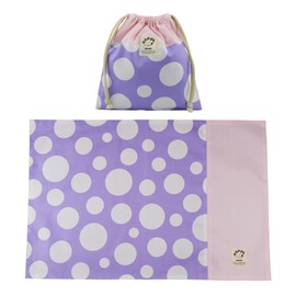 lunch set (lavender dot)