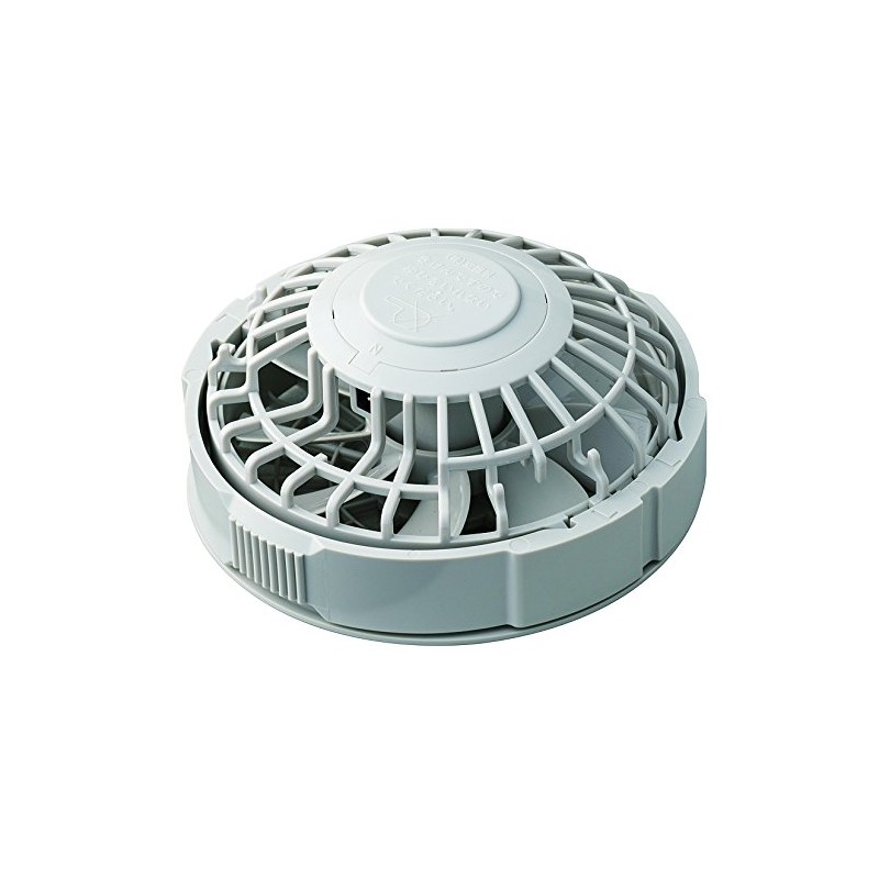 FAN2200G Air Conditioned Clothes One-Touch Fan, Gray (Pack of 2)