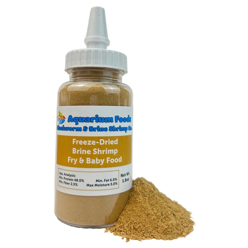 Aquatic Foods Brine Shrimp Fry & Baby Food, Fine Brine