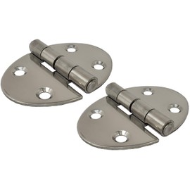 Salty Reef Marine Hardware - Marine Round Hinge - 2.5" x 2"