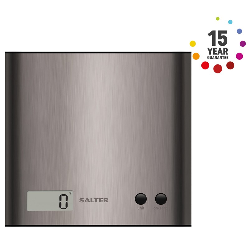 Salter Arc Digital Kitchen Scales - Electronic Food Weighing, Slim