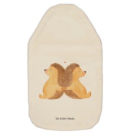 Mr. & Mrs. Panda Hot Water Bottle Hedgehog Holding Gift, Hot Water Bottle Cover, Friend, Grain Cushion, Love, Hand in Hand, Happy, Love Gift, Heat Cushion, Hot Water Bottle with Cover, Hedgehog Love
