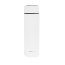 Nubby Rapid Cool NU-1545 Stainless Steel Bottle with Heat Absorbing Material, Drink in 2 Minutes, 8.5 fl oz (240 ml), White