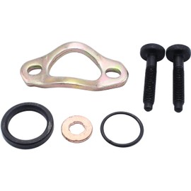 SHLPDFM 6-Piece Injector Clamp Washers Gasket Kit for Volvo S60 V70 XC XC70 XC90 2.4 D5 D5244T 30650390