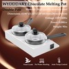 WYDDDARY Commercial Chocolate Melting Pot Chocolate Melter Fondue Pot Chocolate