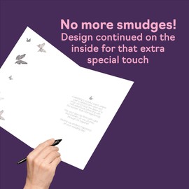 Sister & Brother in Law Wedding Card - Gold Butterflies Happy Couple - Golden Marriage Congratulations Card from Brother Sister in Law, A5 Butterfly Well Done Congrats Gifts Greeting Cards