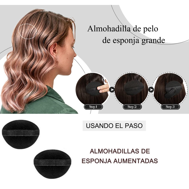 25 Piezas Kit de Herramientas para peinar el cabello,kit de