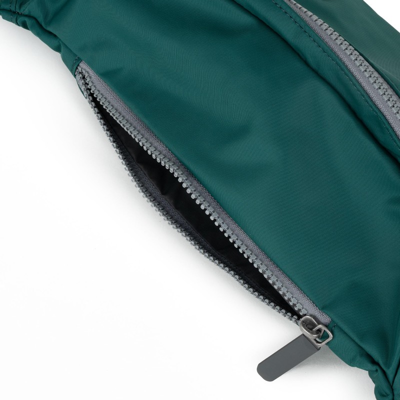 ROKA London Jubilee Sling Bag Recyled Nylon (Teal)