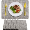 BARTHKIT Placemats Set of 6 Washable, Heat Resistant Table Placemats