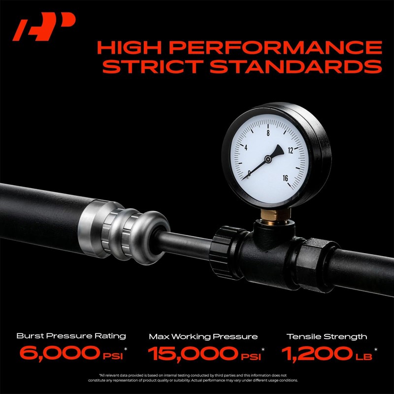 A-Premium Power Steering Pressure Hose Assembly Compatible with Volvo