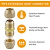 5/8-Inch AC Pipe Joint Connectors, Free Welding Brass Pipe Coupler