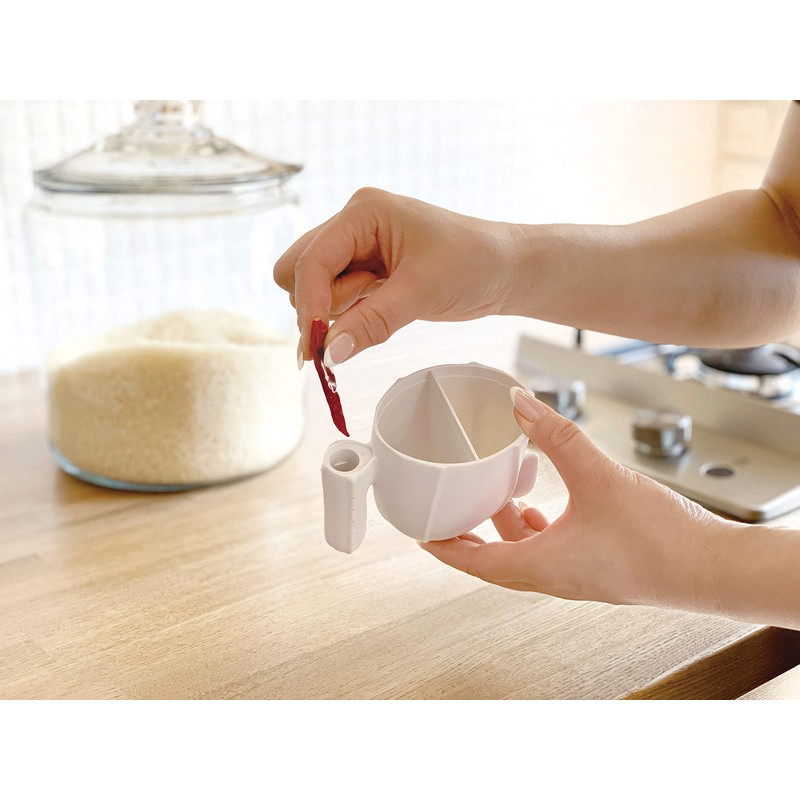 Yawata Kasei Sceltevie Carinotico Rice Measuring Cup Cactus Green, Made