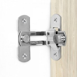 Stainless Steel Sliding Door Latch with Corner Hook Lock Small 3ea
