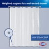 CLOROX Shower Curtain Liner, Premium Lightweight Flexible Waterproof 3g PEVA