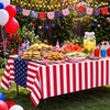 Actilize 4th of July Decorations, 3 Pack Patriotic Tablecloth -