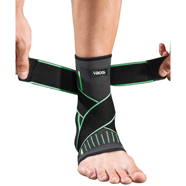 Kuzimua 2 Pack Ankle Support Brace, Adjustable Ankle Brace Wrap