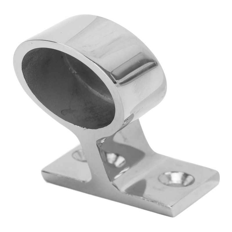 2PCS Stanchion Hand Rail Fitting 316 Stainless Steel Mirror Polishing