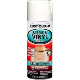 Rust-Oleum Automotive Enamel Fabric & Vinyl Spray Paint, 11 Ounce, Gloss White
