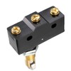 uxcell Z-15GQ21-B 1NO + 1NC Panel Mount Roller Plunger Micro