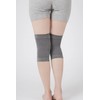 Cervin Binchotan Supporter for Knees, 2 Pieces, Gray