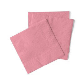 Tissue Napkin 3-Ply Absorbent Ideal for Parties Festivals and Catering 33 x 33 cm Pack of 100 Pink