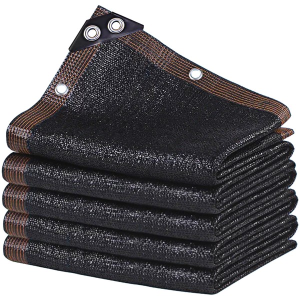 winemana Black Shade Cloth 30x30 FT– 70% Sun Shade Mesh