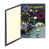 Afie GLCT-0242 Gaston Lagaffe Happy Birthday Card Fused Starry Night