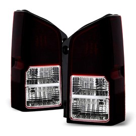 ACANII - For Blk Tinted 2005-2012 Nissan Pathfinder Tail Lights Brake Lamps Pair Left+Right 05-12