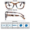 ZXYOO - Gafas de lectura de gran tamaño para mujer,