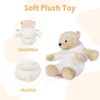 My OLi Plush Beige Sheep Teddy Bear with Reversible Bear