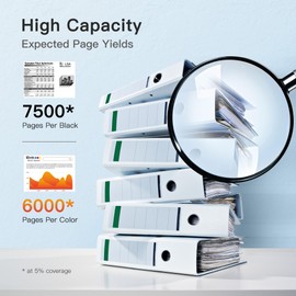 E-Z Ink Compatible 414X Toner Cartridges Replacement for HP 414X Toner (with Chip) 414A 414X Toner Cartridges to Use with HP Color Pro M454dw MFP M479 M479fdw M479fdn M479fdw Printer (4 Pack)