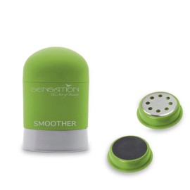 MACOM 950-WINE Sensation 903 Smoother Elektrischer Hornhautentferner Pediküre Gerät Hühneraugen, Edelstahl, Fucsia