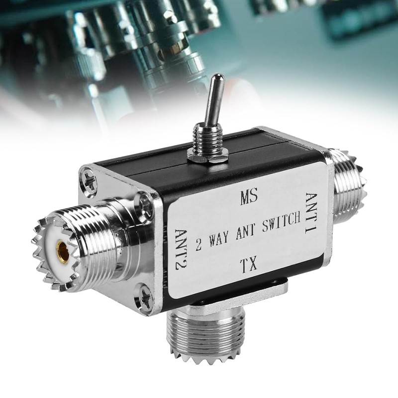 Gorise 100W Antennae Switch, SO239 Interface Manual 2-channel CB/HAM Antenna