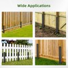 ATCWF 4-Pack Fence Post Repair Kit, 32in Heavy Duty Ground