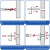 1/8" x 2" Toggle Bolts and Wing Nut- Spring Toggle