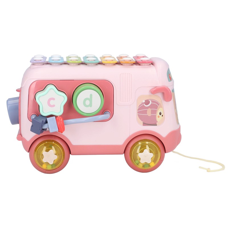 Blocks Musical Bus Alphabet Multifunction Learning Toy Pattern Matching Mini