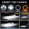 PAIR DOT 7" Inch LED Headlights DRL Turn Signal Combo