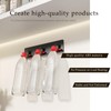 AotivaMax Cup Holder, 4 Pack Wine Glass Holder，No Drilling Installation