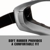 SolidWork Safety Goggles Anti-Fog Clear Lens with Adjustable Elastic Headband.