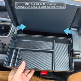 Treesiche Center Console Organizer Compatible with Lexus RX 2023 2024 2025 2026, Organizer Tray for 2025 RX Hybrid RX 350h 500h F Sport Premium+ Luxury F Sport Handling