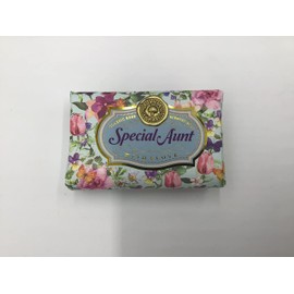 Special Aunt - Gift Soap Bar For Her Birthday Rose Scent Mum Grandmother Cleanser Lather Present Girl